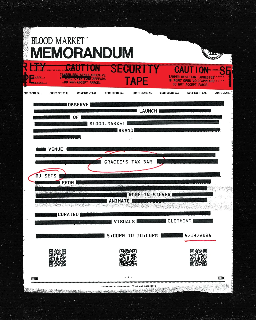 Launch flyer
